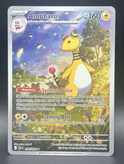 Pokemon TCG Ampharos 090/086 Illustration Rare Chaos Rising English NM - Image 1