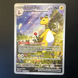 NM Ampharos 090/086 Illustration Rare Pokemon TCG: Chaos Rising - English + bulk - Image 1