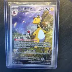 NM Ampharos 090/086 Illustration Rare Pokemon TCG: Chaos Rising - English + bulk - Image 3