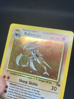 Kabutops 9/62 Holo Vintage Fossil 1999 WOTC Pokemon Card - Image 2