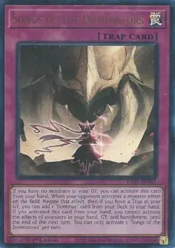 Songs of the Dominators (Ultra Rare) RA05-EN081 Yu-Gi-Oh Card - Image 1