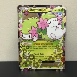 Pokemon TCG Shaymin EX XY148 Holo Black Star Promo Card NM/LP - Image 1