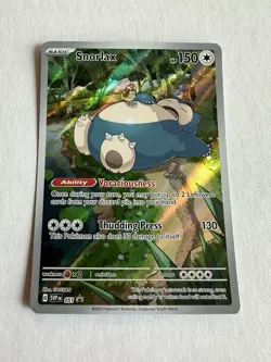 Pokemon TCG Snorlax Promo Scarlet & Violet 151 Black Star Holo Card#051 - Image 1