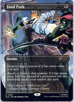 Fatal Push SLD #7020 Rare Secret Lair Drop Series Magic: The Gathering NM - Image 1