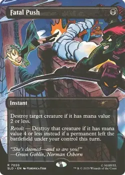 Fatal Push SLD #7020 Rare Secret Lair Drop Series Magic: The Gathering NM - Image 3