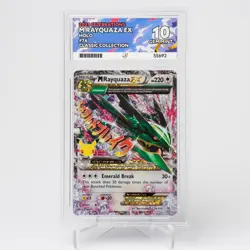 M Rayquaza ex 76/108 Holo Classic 2021 Celebrations ACE 10 Gem Mint Pokemon TCG - Image 2