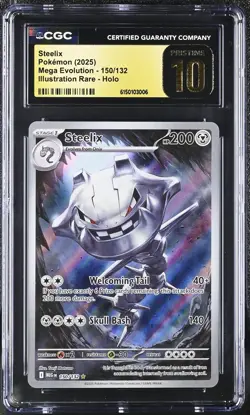 Steelix 150/132 IR Illustration Rare Pokemon Mega Evolution CGC 10 PRISTINE - Image 1