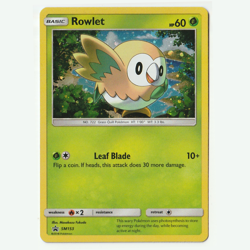 Rowlet Sun & Moon Promo Holo • SM153 • LP - Image 1