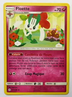 Carte Pokemon Floette 151/236 FRANCE 2019 SL12 Eclipse Cosmique - Image 1
