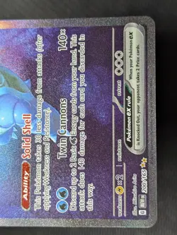 Blastoise ex 200/165 - Scarlet Violet 151 SIR English Pokemon TCG NM - Image 5
