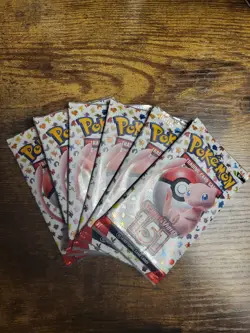 Pokemon TCG Mixed Lot of 57 Sealed Booster Packs /2 Free Full Art Cards - Image 2