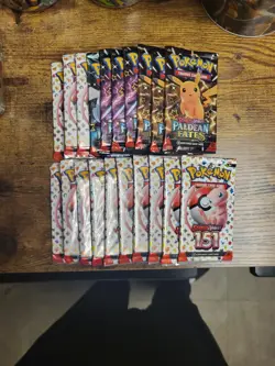 Pokemon TCG Mixed Lot of 57 Sealed Booster Packs /2 Free Full Art Cards - Image 3