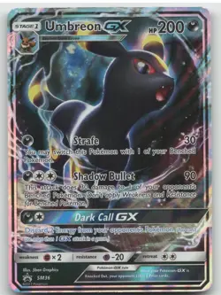 2017 Sun & Moon Umbreon GX Black Star Promo #SM36 - Image 1
