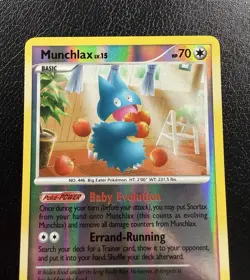 Munchlax 70/111 Rising Rivals Reverse Holo Pokemon TCG LP - Image 2