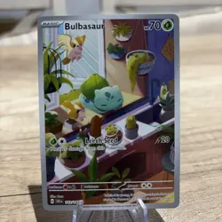Bulbasaur 143/142 Stellar Crown SCR Illustration Rare Pokemon NM - Image 1