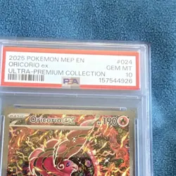 The Pokemon Company Oricorio ex #024 Promo Holo EN PSA 10 - Image 2