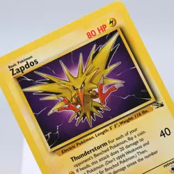 Pokemon TCG - Zapdos 30/62 Fossil Rare WOTC - NM - Image 1