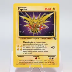 Pokemon TCG - Zapdos 30/62 Fossil Rare WOTC - NM - Image 2