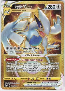 Lugia VSTAR 211/195 Secret Rare Silver Tempest Pokemon Holo NM - Image 2