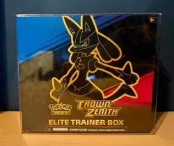 *New* Pokemon TCG Crown Zenith Elite Trainer Box ETB (Small Tear - See Pic) - Image 1