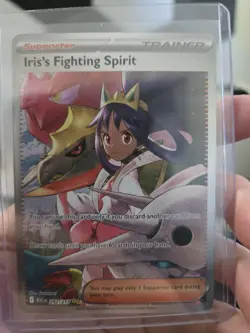 Iris's Fighting Spirit 292 / 217 SIR Pokemon Ascended Heroes NM FRESH PULL - Image 1