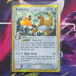 The Pokemon Company Ampharos Delta Species 1/101 Dragon Frontiers Holo 120 HP - Image 1