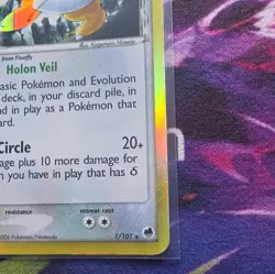 The Pokemon Company Ampharos Delta Species 1/101 Dragon Frontiers Holo 120 HP - Image 2