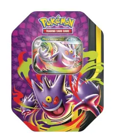 Pokemon Mega Moonlit Tin Mega Gengar Tin Factory Sealed - Image 1