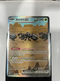 Pokemon Durant ex 236/191 SV08 Surging Sparks Ultra Rare Holo Full Art - Image 1