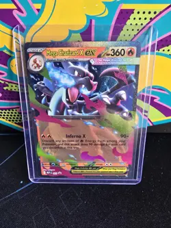 Mega Charizard X ex #029 Black Star Promo Holo NM Mega Evolution Pokemon TCG - Image 1