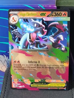 Mega Charizard X ex #029 Black Star Promo Holo NM Mega Evolution Pokemon TCG - Image 1