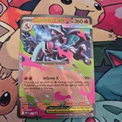 Pokemon TCG Mega Evolution Black Star Promo Mega Charizard X ex MEP 029 (NM) - Image 1