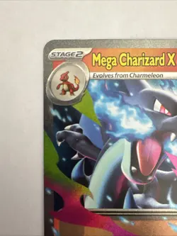 Pokemon TCG Mega Charizard X Ex MEP 029 Black Star Promo Mega Evolution NM - Image 4