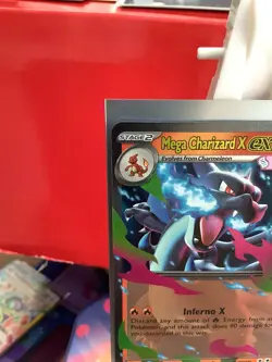 Pokemon TCG Mega Charizard X ex | Mega Evolution Black Star Promo MEP 029 | NM/M - Image 4