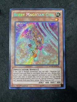 Yu-Gi-Oh! TCG Berry Magician Girl 1st Edition MVP1-ENS14 - Image 1
