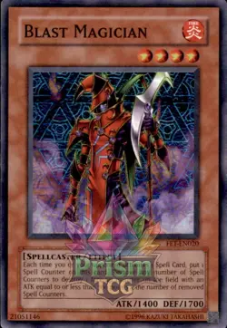 Blast Magician Super Rare #FET-EN020 Yugioh Super Rare - Image 1