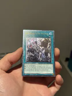 YUGIOH THE FALLEN & THE VIRTUOUS ULTIMATE RARE EXCELLENT CONDITION UP01-EN006 - Image 1