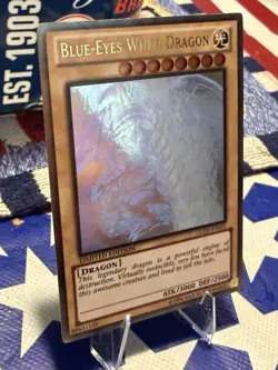 Blue-Eyes White Dragon GLD5-EN001 Ghost rare Gold Limited Edition YuGiOh - Image 4
