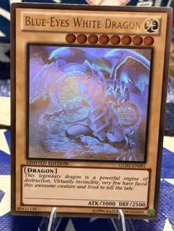 Blue-Eyes White Dragon GLD5-EN001 Ghost rare Gold Limited Edition YuGiOh - Image 5
