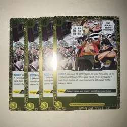 Zehahahahaha! OP16-116 Rare X4 Playset One Piece TCG Card Game CCG English - Image 1