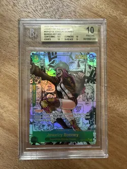🔥One Piece Jewelry Bonney Legacy of the Master Manga Alt Art OP12-118 BGS 10🔥 - Image 1