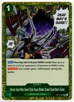 2025 Legacy of the Master foil Demon Aura Nine Sword Style Asura Blades Drawn - Image 1