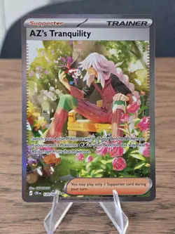 Pokemon AZ's Tranquility 120/086 CR Rare Full Art Holo English 2026 - Image 1
