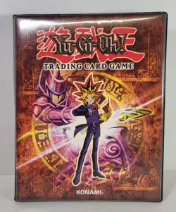 Yu-Gi-Oh! Trading Card Game Card Binder 1996 w/ 100+ Trading Cards - Image 1