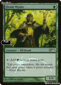 Elvish Mystic EN [FNM - 2] - MP [Foil] TCG MTG - Image 1