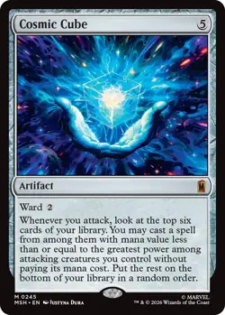x1 Cosmic Cube - Foil M MTG Marvel Super Heroes M/NM, English - Image 1