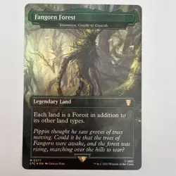 FOIL Fangorn Forest (Yavimaya, Cradle of Growth) ~ The Lord of the Rings [ MTG ] - Image 1