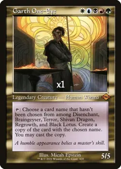 MTG Retro Modern Horizons 2 MH2 Garth One-Eye MINT - Image 1