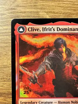 Magic MTG Final Fantasy Clive Ifrit's Dominant #133 *FOIL* Prerelease Promo 2025 - Image 2