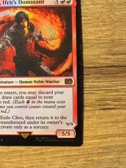 Magic MTG Final Fantasy Clive Ifrit's Dominant #133 *FOIL* Prerelease Promo 2025 - Image 4